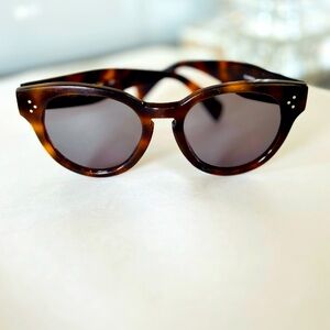 Celine AUTHENTIC Tortoise Shell Sunglasses Made In Italy